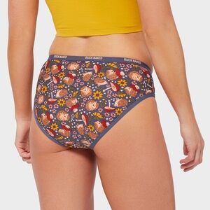 DULUTH | S | Buck Naked Floral Botanical Leaf Pig July Fourth Fireworks Briefs